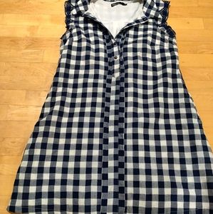 Checkered dress from Anthropologie